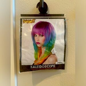 EUC Spirit Halloween Rainbow Layered Wig Halloween Costume Koleidescope